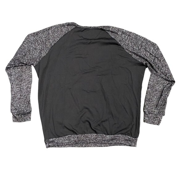 It Works! Distributor Shirt Womens L Crazy Wrap Thing Black Gray Raglan Sleeve - Picture 9 of 10